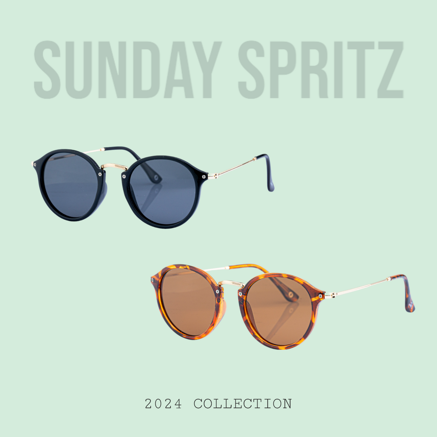 Sunday Spritz Gold Frame